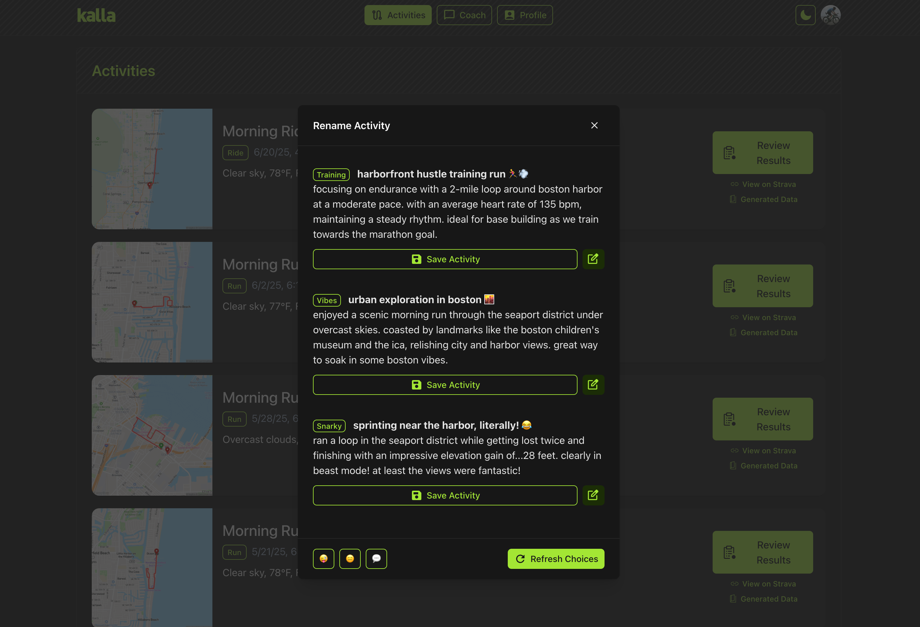Kalla app screenshot 1