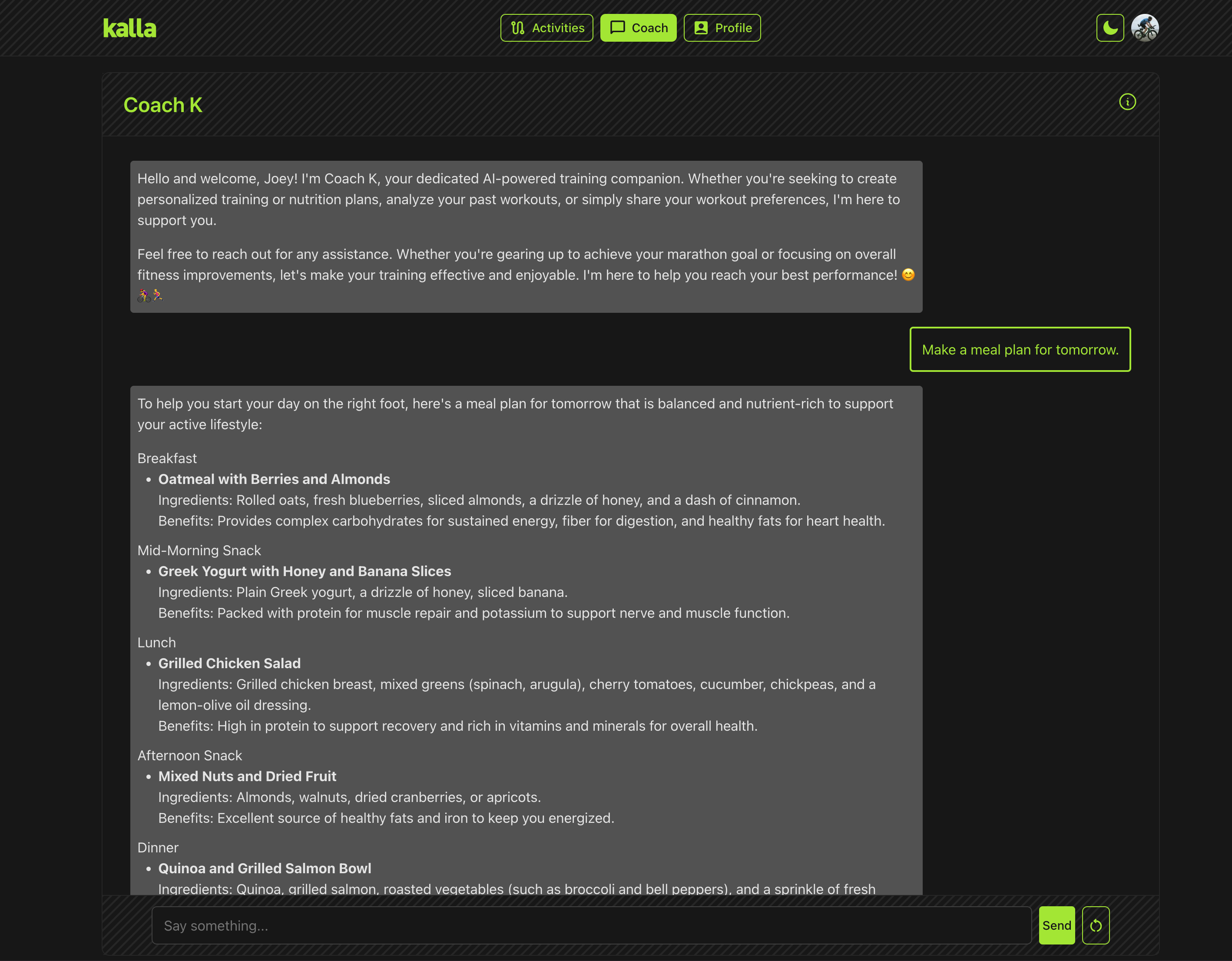 Kalla app screenshot 2